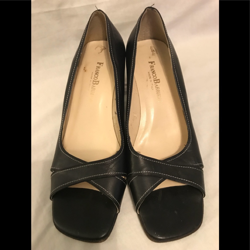 Peep Toe Italian Pumps/Great Shape!